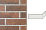 Клинкерная плитка угловая INTERBAU Brick Loft, INT 573 Ziegel, 240*115*52*10 мм