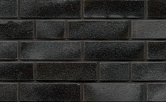 Кирпич клинкерный Muhr 05E Brilliant Schwarz гладкий, Spar NF, 240*55*71 мм