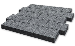 Плитка тротуарная SteinRus Валенсия Б.3.К.8, Native, серый, 300*300*80 мм