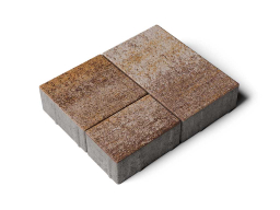 Плитка тротуарная Старый город Б.1.Фсм.6 искусственный камень доломит, комплект 3 шт, толщина 60 мм