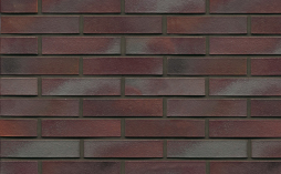 Кирпич клинкерный Muhr 10 Violettblau geflammt гладкий, 240*115*52 мм по выгодной ценеКирпич клинкерный Muhr 10 Violettblau geflammt гладкий, 240*115*52 мм