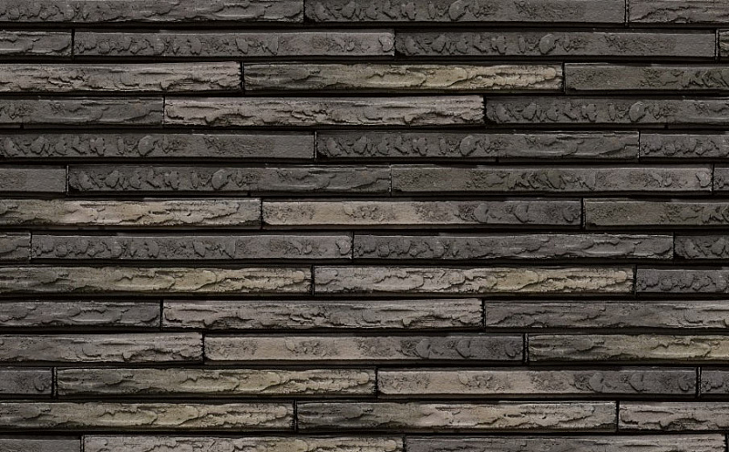Кирпич ригельный Terca Cassia Zwart Grafiet, 400*95*48 мм