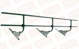 Кровельное ограждение Borge для черепичной кровли оцинкованное RAL 6005, 300*60 см