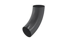 Колено универсальное Aquasystem PE dRain RAL 7024 D 90 мм