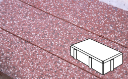 Плитка тротуарная Готика, Granite FINO, Брусчатка В.2.П.10/Г.2.П.10, Емельяновский, 200*100*100 мм