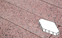 Плитка тротуарная Готика, Granite FINO, Зарядье Б.6.Ш.10 без фаски, Ладожский, 600*400*100 мм