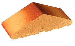Клинкерный заборный элемент полнотелый King Klinker 11 Desert rose tone, 180/120*65*58 мм