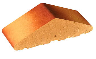 Клинкерный заборный элемент полнотелый King Klinker 11 Desert rose tone, 180/120*65*58 мм