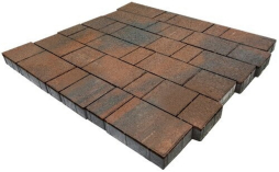 Плитка тротуарная SteinRus Бельпассо А.23(М).Псм.4, гладкая, ColorMix Штайнрус, толщина 40 мм