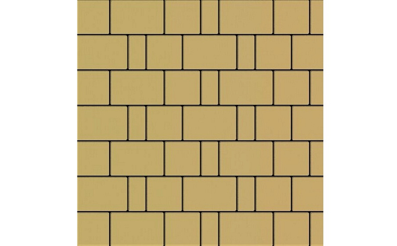 Плитка тротуарная SteinRus Бельпассо А.23(М).Псм.4, гладкая, песочный, толщина 40 мм