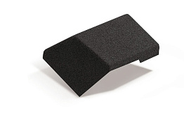 Наконечник ребрового конька Metrotile, Black