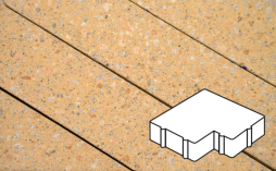 Плитка тротуарная Готика, Granite FINERRO, Калипсо Б.2.Ф.6, Павловское, 200*200*60 мм