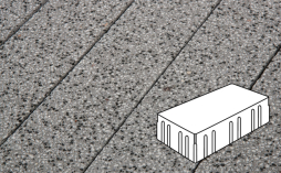 Плитка тротуарная Готика, City Granite FINERRO, Скада без фаски В3.П.10, Цветок Урала, 225*150*100 мм