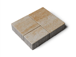 Плитка тротуарная Старый город Б.1.Фсм.6 искусственный камень степняк, комплект 3 шт, толщина 60 мм