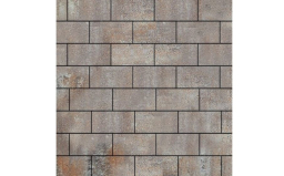 Плитка тротуарная SteinRus Севилья В.8.П.8, гладкая, ColorMix Берилл, 300*150*80 мм