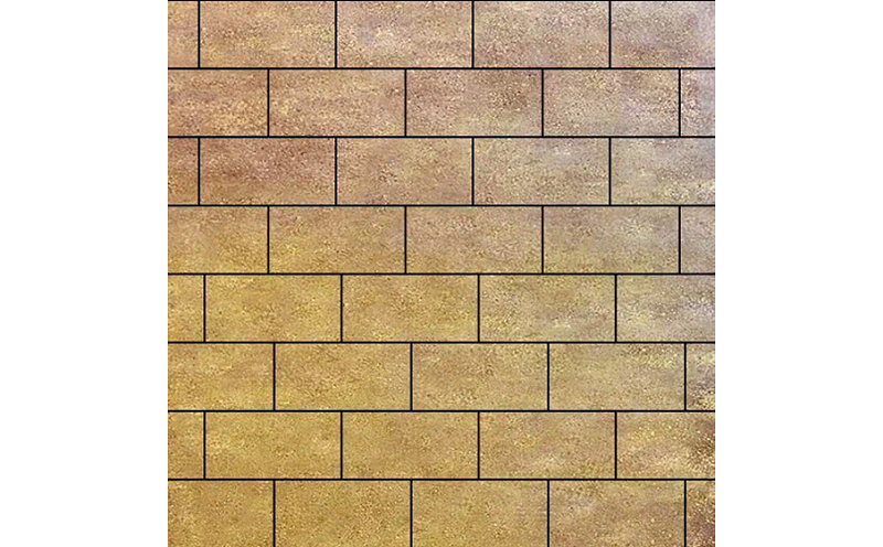 Плитка тротуарная SteinRus Прямоугольник А.6.П.4, гладкая, ColorMix Брайс, 200*100*40 мм