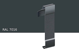 Соединитель маскирующей планки KROP UNI PVC/STAL, RAL 7016
