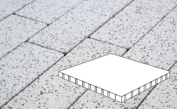 Плитка тротуарная Готика, City Granite FINERRO, Плита Б.10.К.10, Покостовский, 1000*1000*100 мм