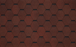 Гибкая черепица TEGOLA COMFORT, GARDA, Rosso 409