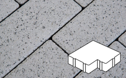 Плитка тротуарная Готика Granite FERRO, Калипсо Б.2.Ф.6, Белла Уайт 200*200*60 мм
