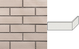 Клинкерная плитка угловая King Klinker Dream House 28 Pacific Pearl RF10, 250*65*120*10 мм