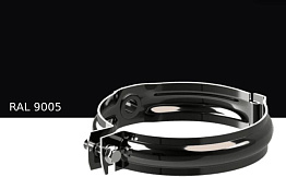 Хомут трубы KROP STAL для системы D 150/100 мм, RAL 9005