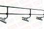Кровельное ограждение Borge для фальцевой кровли оцинкованное RAL 6005, 300*60 см