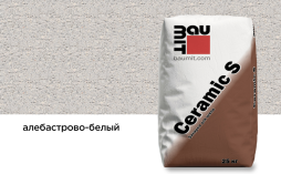 Затирка для швов Baumit Ceramic S, алебастрово-белый, 25 кг