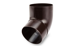 Колено Galeco 67 градусов для системы PVC D 130/100 мм, RAL 8019