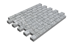 Плитка тротуарная SteinRus Прямоугольник Б.6.П.6 Backwash Гранит, 200*100*60 мм