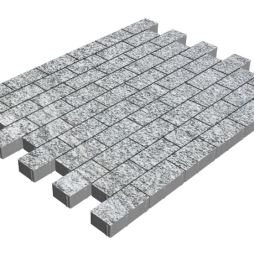 Плитка тротуарная SteinRus Прямоугольник Б.6.П.6 Backwash Гранит, 200*100*60 мм