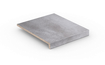Клинкерная ступень прямоугольная Loftstufe Stroeher Keraplatte Aera, 705 beton, 294*340*35*11 мм