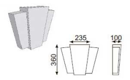 Декоративный элемент Lear KAB 18/23