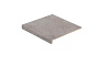 Клинкерная ступень прямоугольная рядовая Stroeher Loftstufe Stroeher Gravel Blend 962 grey 294х340х35х11 мм