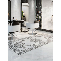 Керамогранит KERAMA MARAZZI Монте Тиберио белый декорированный лаппатированный обрезной, 1195*1195*9 мм