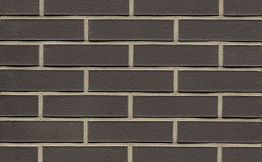 Кирпич клинкерный Muhr 05 Eisenschmelz Schwarzbraun гладкий, 290*90*71 мм