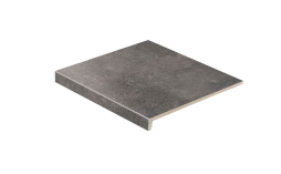 Клинкерная ступень прямоугольная рядовая Loftstufe Stroeher Zoe 973 anthracite 294х340х35х11 мм