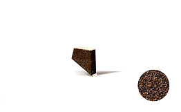 Заглушка для торцевой планки Metrotile правая, Coffee