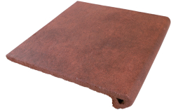 Клинкерная ступень-флорентинер Gres Aragon Capri Rojo 330*325*18(53) мм