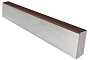 Садовый бордюр SteinRus, БР 100.20.8R, гладкая, частичный прокрас, коричневый, 1000*200*80 мм