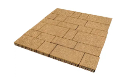 Плитка тротуарная SteinRus Инсбрук Тироль Б.4.Псм.6, Native, песочный, толщина 60 мм