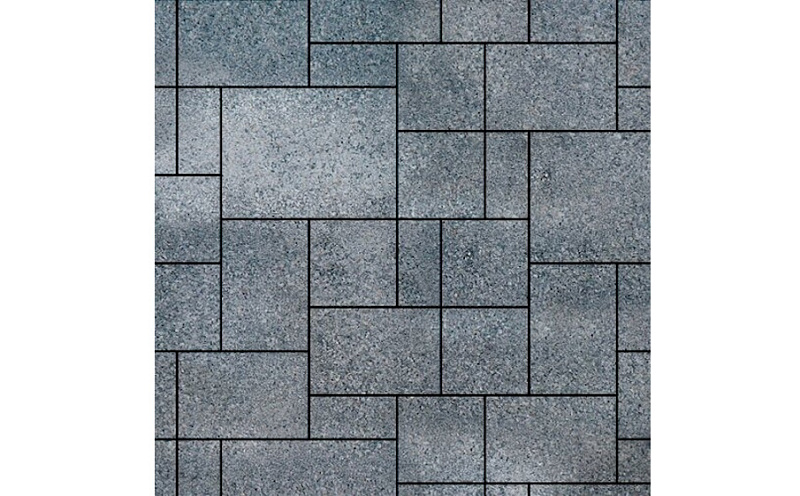 Плитка тротуарная SteinRus Инсбрук Альпен Б.7.Псм.6 Backwash, Ладога, толщина 60 мм