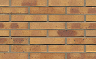 Кирпич клинкерный Muhr 06K Hellbraun-bunt Kohle гладкий, 240*90*40 мм