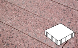 Плитка тротуарная Готика, Granite FINO, Квадрат В.3.К.10, Ладожский, 300*300*100 мм