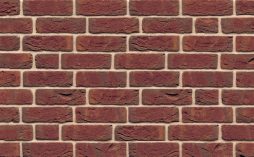 Кирпич облицовочный Muhr Nr 6, Niederhein rot geflammt, 210*100*65 мм