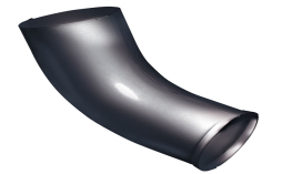 Колено стока Grand Line Rooftop dRain PU RAL 7024 мокрый асфальт