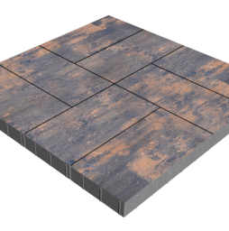 Плитка тротуарная SteinRus Парк Плейс Б.3.П.8, гладкая, Айвори, 600*300*80 мм