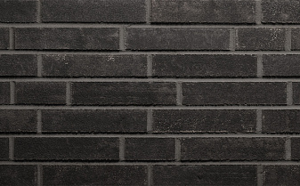 Клинкерная плитка под кирпич Stroeher Nuancist, 1888 black, 490*52*14 мм