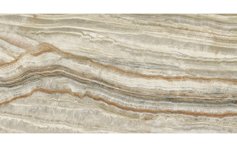 Керамогранит KERAMA MARAZZI Ониче зеленый светлый лаппатированный обрезной, 1195*600*9 мм