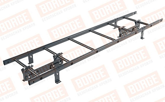 Лестница кровельная Borge для фальцевой кровли оцинкованная RAL 7016, 1,8 м